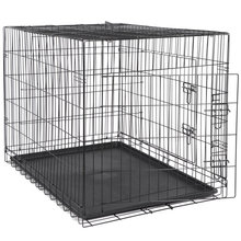 Dog Crate Kennel Folding Metal Pet Cage House